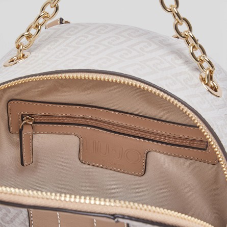 LIU JO - Sac à dos avec logo monogrammé sur toute la surface