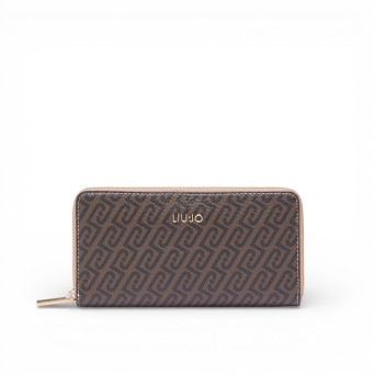LIU JO - Wallet with all over logo print
