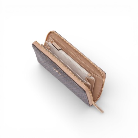 LIU JO - Portafoglio con stampa logo all over