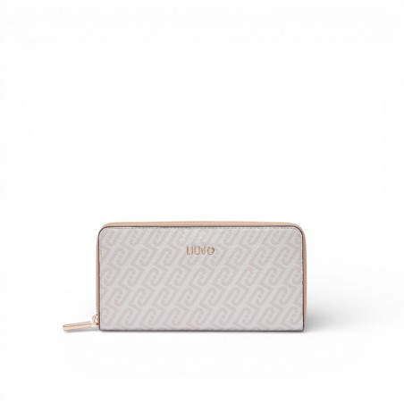 LIU JO - Cartera con logo estampado en toda la superficie