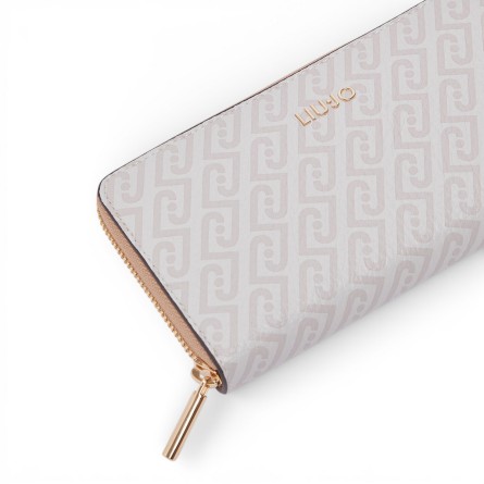 LIU JO - Cartera con logo estampado en toda la superficie