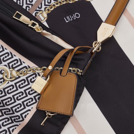 LIU JO - Tasche mit Foularddruck