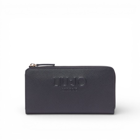 LIU JO - Wallet with embossed lettering logo