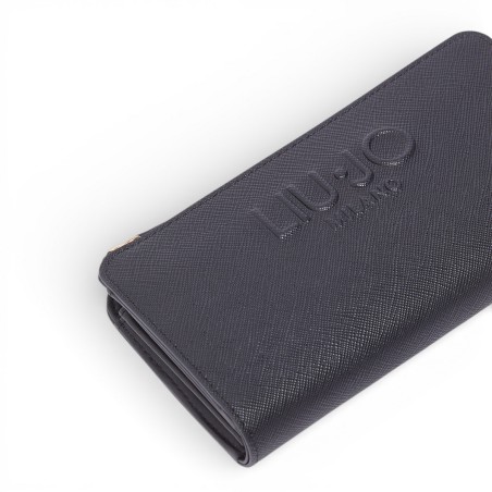 LIU JO - Wallet with embossed lettering logo