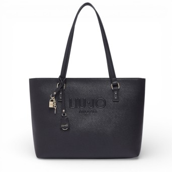 LIU JO - Bolso tote con logo letras en relieve