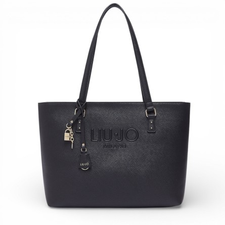 LIU JO - Bolso tote con logo letras en relieve