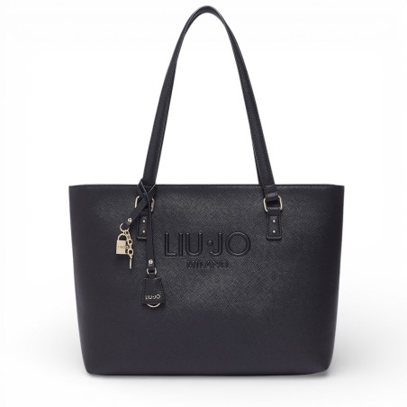LIU JO - Bolso tote con logo letras en relieve