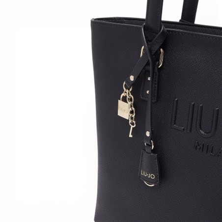 LIU JO - Bolso tote con logo letras en relieve