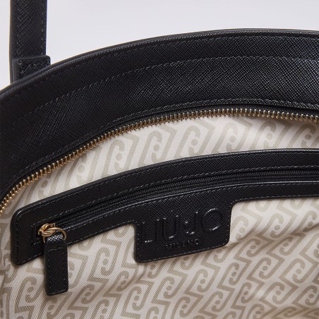 LIU JO - Tote bag with logo embossed lettering