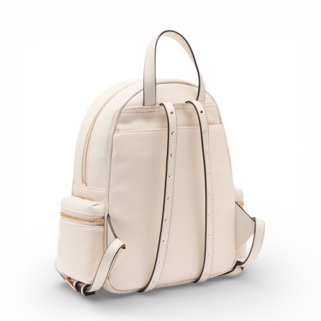 LIU JO - Mochila de piel sintética con logotipo de letras