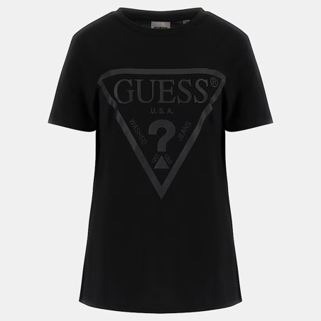 GUESS - T-shirt en coton avec logo