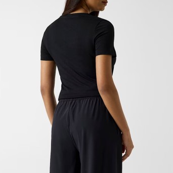 GUESS - Baumwoll-T-Shirt mit gesticktem Logo 2