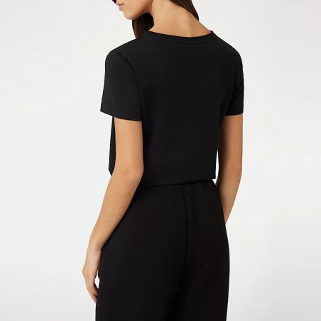 GUESS - T-Shirt mit Logo mit Strasssteinen