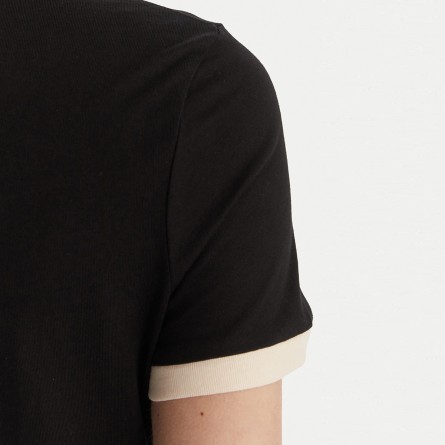 GUESS - Cotton T-shirt with embroidered 4G logo