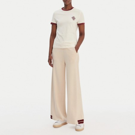 GUESS - T-shirt in cotone con logo 4G ricamato