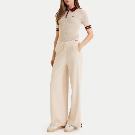 GUESS - Pantalone Circe con logo e bande