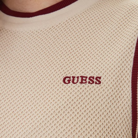 GUESS - Vestido de sisa con logotipo