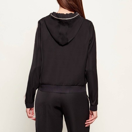 GUESS - Sudadera Circe con cremallera completa y logotipo