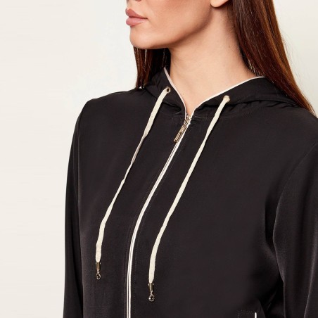 GUESS - Circe Sweatshirt mit durchgehendem Reißverschluss und Logo