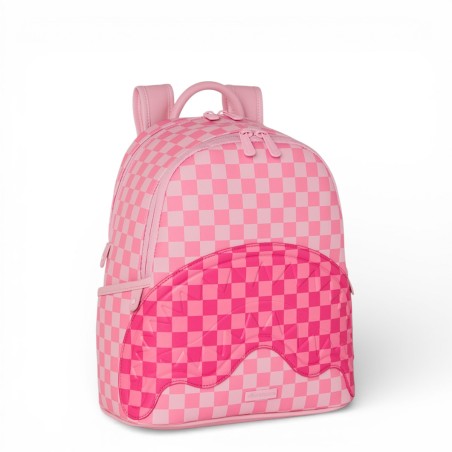 SPRAYGROUND - Zaino Pink Sharks In Paris Patch Savage