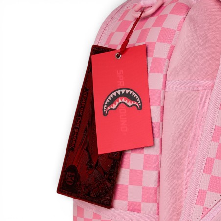 SPRAYGROUND - Mochila Pink Sharks In Paris Patch