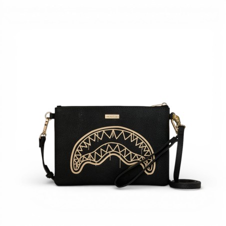 SPRAYGROUND - Bolsa de Embrague That Gold Drap