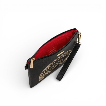 SPRAYGROUND - Bolsa de Embrague That Gold Drap