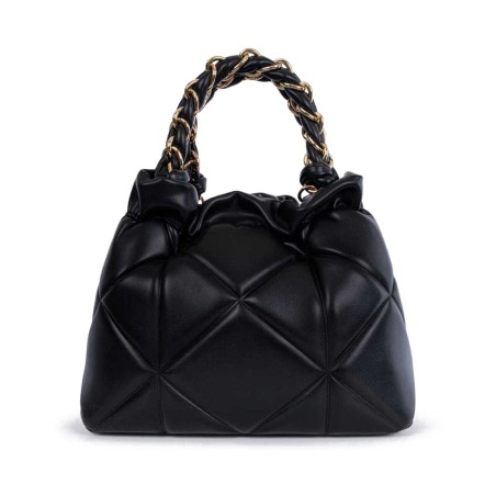 LOVE MOSCHINO - Quilted handbag with monogrammed logo
