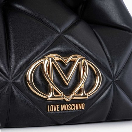LOVE MOSCHINO - Quilted handbag with monogrammed logo