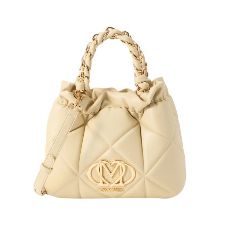 LOVE MOSCHINO - Sac à main matelassé avec logo monogrammé