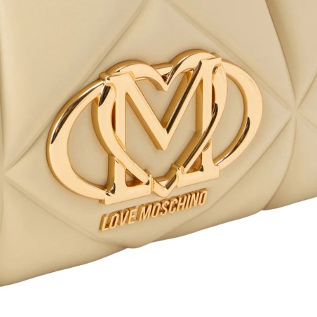 LOVE MOSCHINO - Gesteppte Handtasche mit eingraviertem Logo