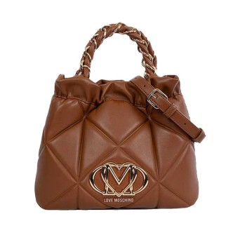 LOVE MOSCHINO - Bolso acolchado con logo monograma