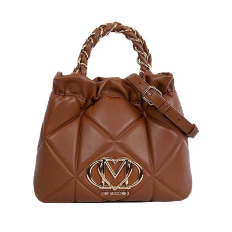 LOVE MOSCHINO - Quilted handbag with monogrammed logo