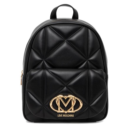 LOVE MOSCHINO - Zaino trapuntato con logo monogramma
