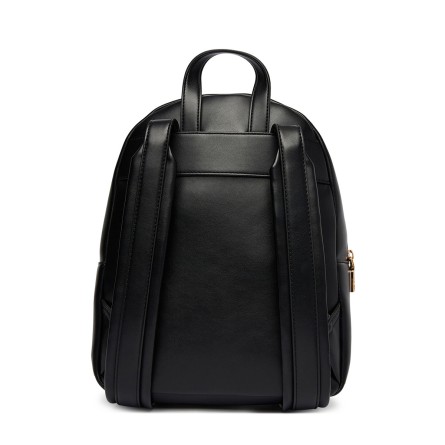 LOVE MOSCHINO - Sac à dos matelassé avec logo monogrammé - Couleur: Noir,Taille: TU