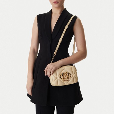 LOVE MOSCHINO - Bolso de hombro acolchado con logotipo monograma