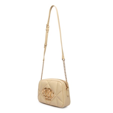 LOVE MOSCHINO - Borsa a spalla trapuntata con logo monogramma