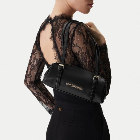LOVE MOSCHINO - Borsa a spalla con logo lettering