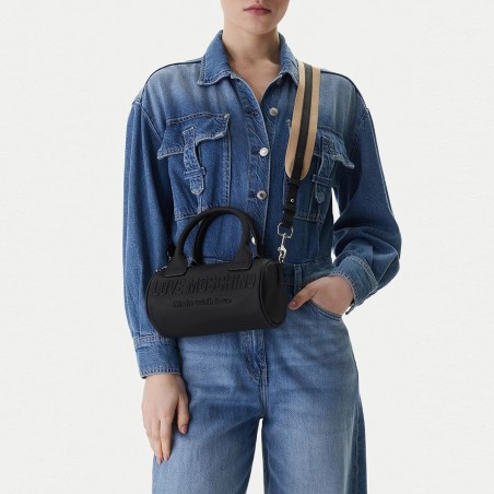 LOVE MOSCHINO - Mini borsa a mano con logo in rilievo