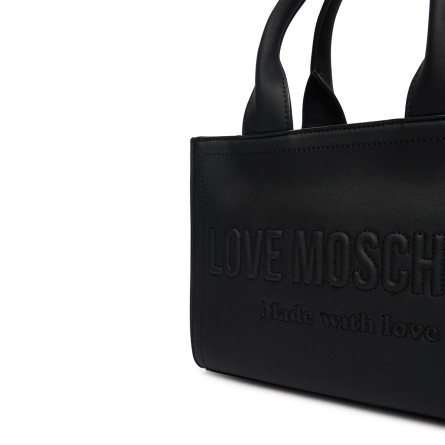 LOVE MOSCHINO - Handtasche mit geprägtem Logo