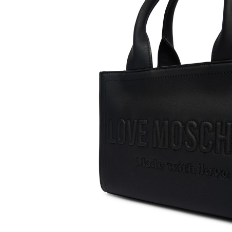 LOVE MOSCHINO - Handtasche mit geprägtem Logo