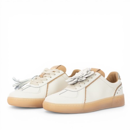 GIO+ - Leather sneakers with removable accessories