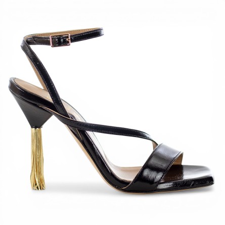 WO MILANO - Sandale cuir avec bride cheville