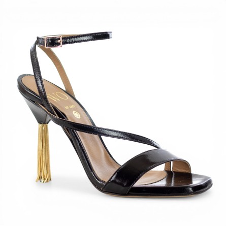 WO MILANO - Sandal leather with ankle strap
