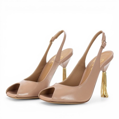 WO MILANO - Sandal Leder mit Fersenriemen