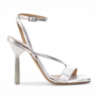 WO MILANO - Sandale cuir avec bride cheville