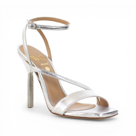 WO MILANO - Sandale cuir avec bride cheville