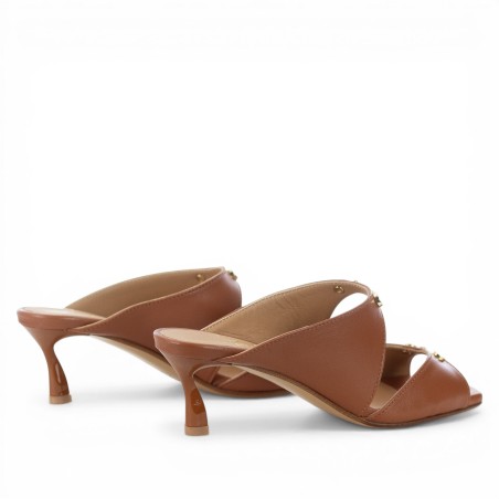 WO MILANO - Sandal Leder mit ornamentalem Zubehör