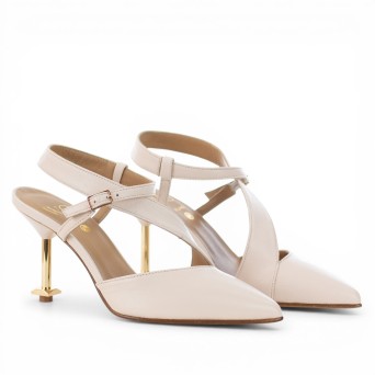 WO MILANO - Escarpin en cuir avec boucle 2