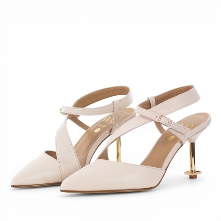 WO MILANO - Escarpin en cuir avec boucle